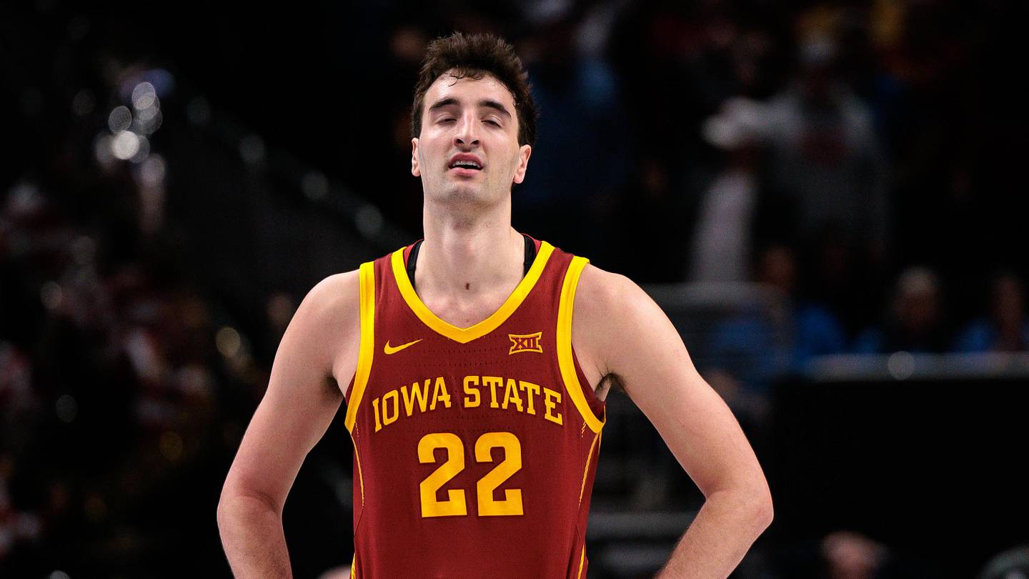 Iowa State player No. 22 on the court during a game — the transfer's decision to leave the NBA Draft has sparked a recruiting push from multiple major programs.