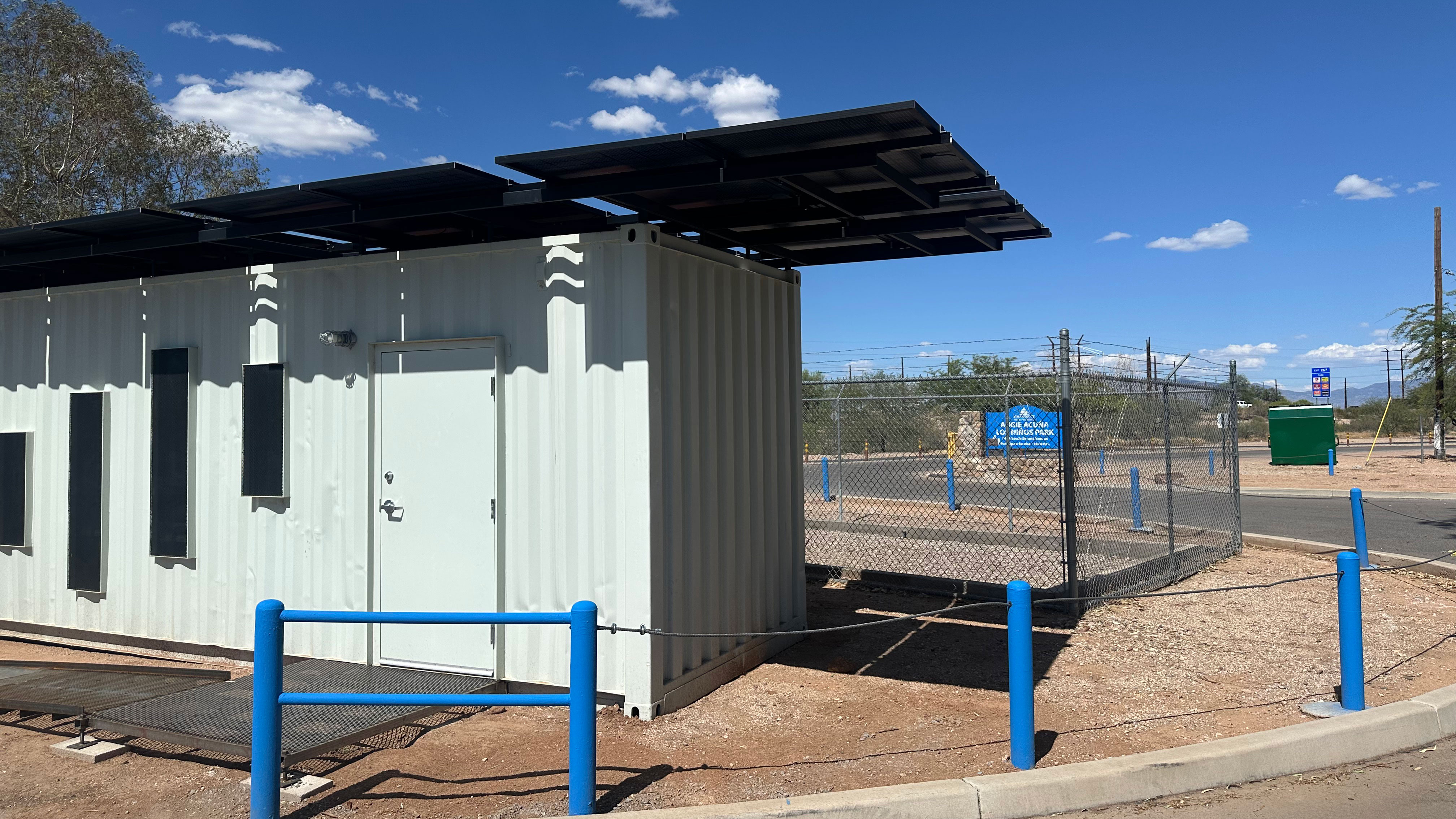 Pima County debuts 48th cooling site: COOLTainer opens at Augie Acuña Los Niños Park on South Side